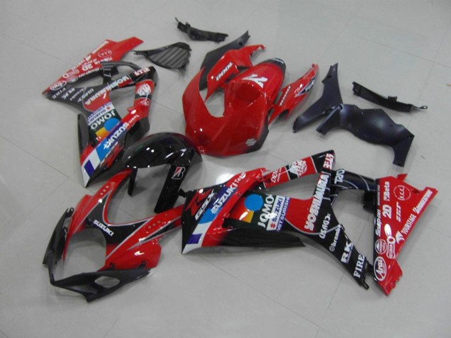 Discount 2007-2008 Red Suzuki GSXR 1000 K7 Motorcycle Fairing UK