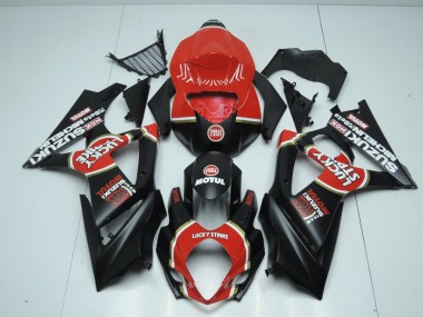 Discount 2007-2008 Matte Lucky Strike Suzuki GSXR 1000 K7 Motorcycle Bodywork UK