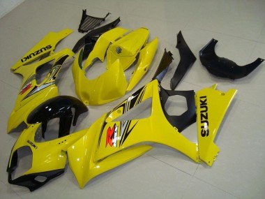 Discount 2007-2008 Yellow Suzuki GSXR 1000 K7 Motorcycle Fairings Kit UK