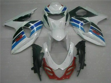 Discount 2009-2016 White Suzuki GSXR1000 Motorcycle Fairings UK