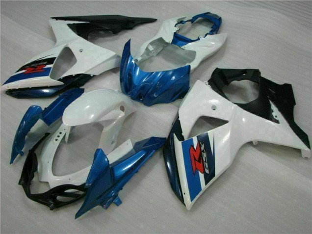 Discount 2009-2016 Blue White Suzuki GSXR1000 Motorcycle Fairings Kits UK