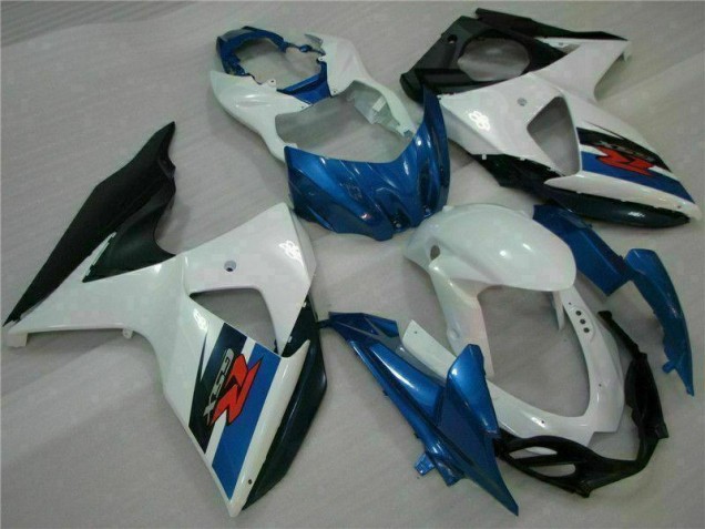 Discount 2009-2016 Blue White Suzuki GSXR1000 Motorcycle Fairings Kits UK