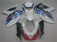 Discount 2009-2016 White Blue Suzuki GSXR1000 Replacement Fairings UK