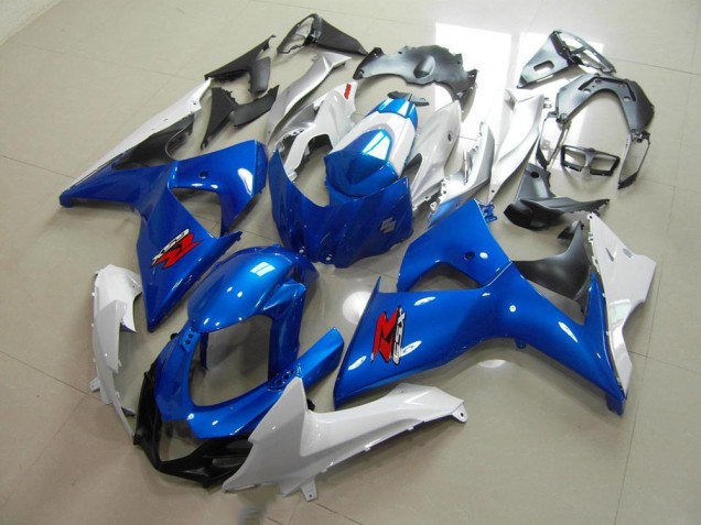 Discount 2009-2016 Blue and White OEM Style Suzuki GSXR 1000 K9 Bike Fairing Kit UK