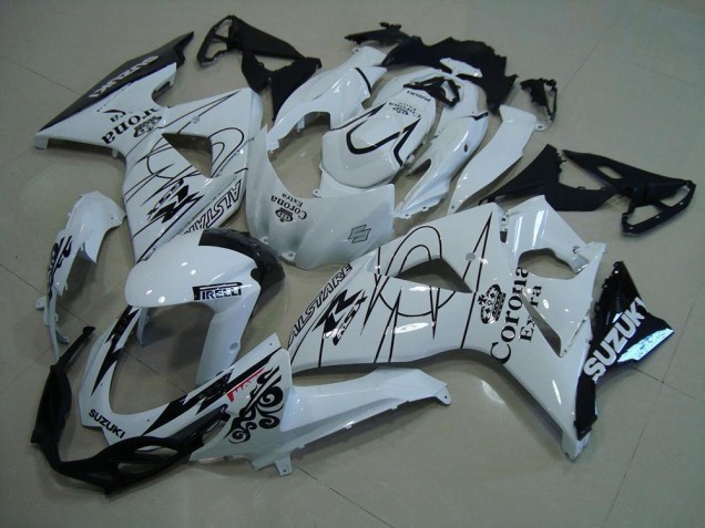 Discount 2009-2016 White Corona Suzuki GSXR 1000 K9 Motorcylce Fairings UK