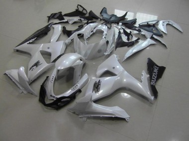 Discount 2009-2016 Pearl White and Black Suzuki GSXR 1000 K9 Motorbike Fairings UK