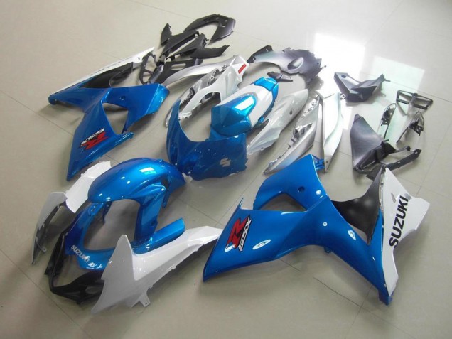 Discount 2009-2016 White Blue Suzuki GSXR 1000 K9 Motorcycle Fairing UK