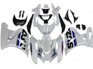 Discount 2017-2021 White Blue Suzuki GSXR 1000 Motorcycle Fairings UK