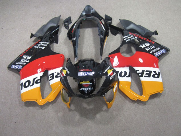 Discount 1999-2000 Red Black Repsol Honda CBR600 F4 Moto Fairings UK