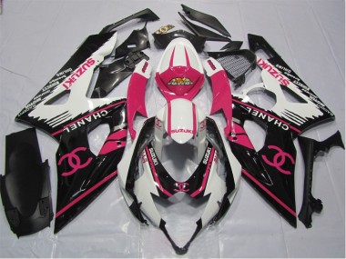 Discount 2005-2006 Pink Chanel Suzuki GSXR1000 Motorbike Fairing UK