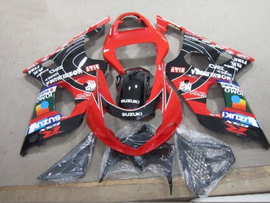 Discount 2000-2002 Red Black Denso Suzuki GSXR1000 Motorcyle Fairings UK