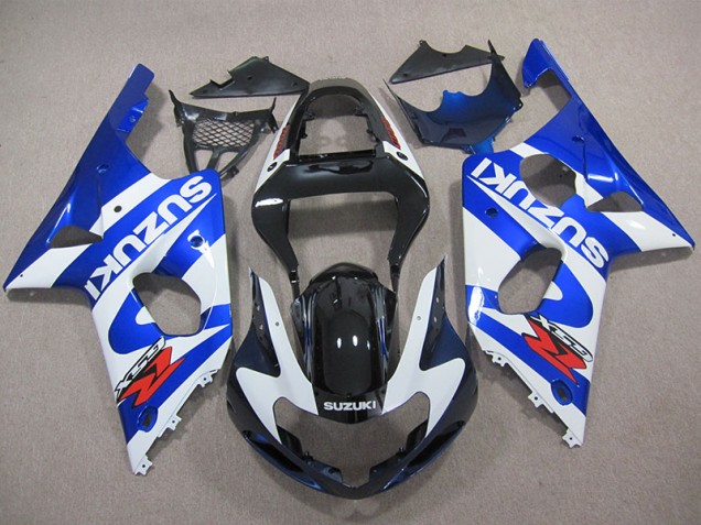 Discount 2000-2002 Blue White Decal Suzuki GSXR1000 Replacement Fairings UK