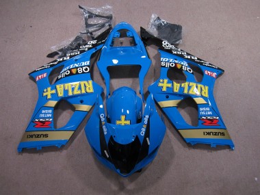 Discount 2003-2004 Blue Rizla Q8 oils Suzuki GSXR1000 Motorcycle Fairing UK