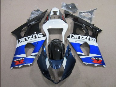 Discount 2003-2004 Blue White Decal Suzuki GSXR1000 Motorbike Fairing UK