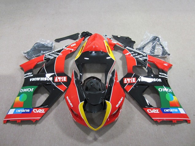 Discount 2003-2004 Red Green Black Suzuki GSXR1000 Bike Fairing UK