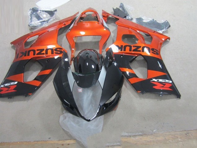 Discount 2003-2004 Black Orange Suzuki GSXR1000 Motorbike Fairing UK