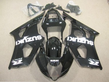 Discount 2003-2004 Black White Decal Suzuki GSXR1000 Motor Bike Fairings UK