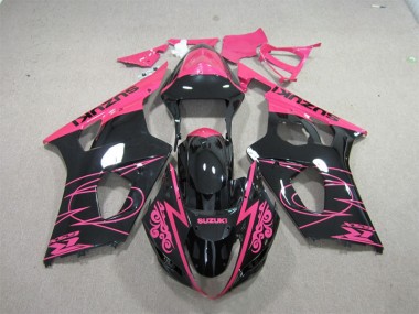 Discount 2003-2004 Pink Black Suzuki GSXR1000 Bike Fairing Kit UK