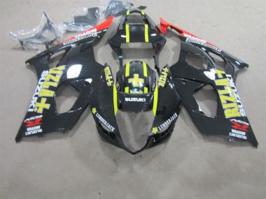 Discount 2003-2004 Black Rizla Suzuki GSXR1000 Motorbike Fairing Kits UK