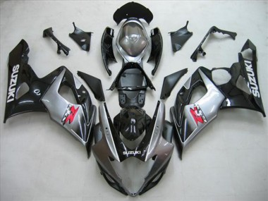 Discount 2005-2006 Black Silver Suzuki GSXR1000 Motorcycle Fairing UK