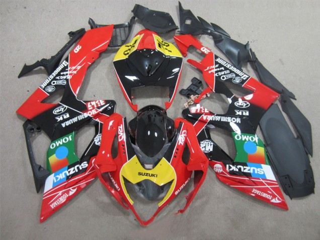 Discount 2005-2006 Black Red Yellow Suzuki GSXR1000 Bike Fairings UK