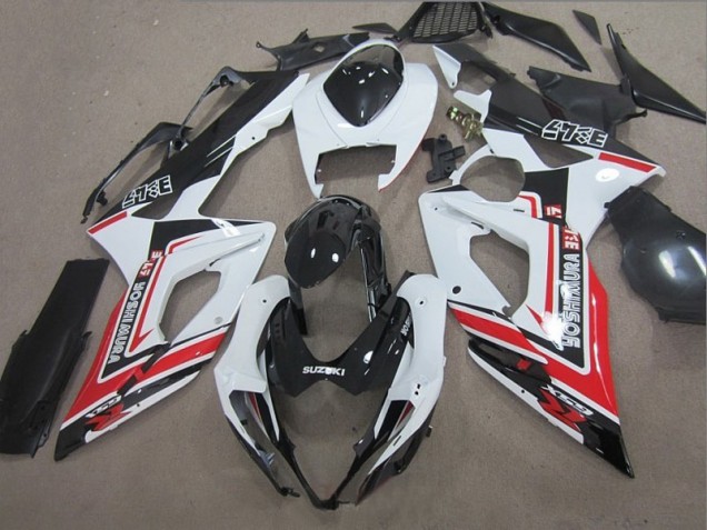 Discount 2005-2006 Black White Red Suzuki GSXR1000 Bike Fairings UK