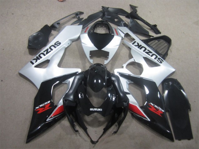 Discount 2005-2006 Black White Suzuki GSXR1000 Motorcycle Replacement Fairings UK