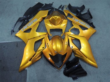 Discount 2005-2006 Gold Suzuki GSXR1000 Motorcycle Fairings Kit UK