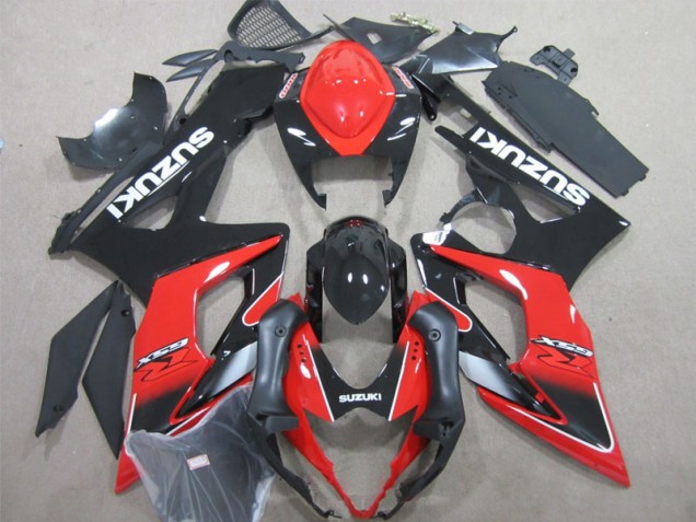 Discount 2005-2006 Black Red Suzuki GSXR1000 Motorcycle Fairings UK