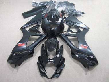 Discount 2007-2008 Black Suzuki GSXR1000 Motorcycle Fairing Kits UK