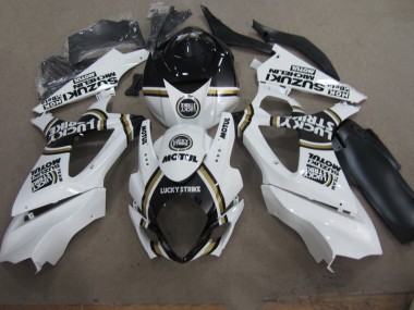 Discount 2007-2008 White Lucky Strike Black Motul Suzuki GSXR1000 Motorcycle Replacement Fairings UK