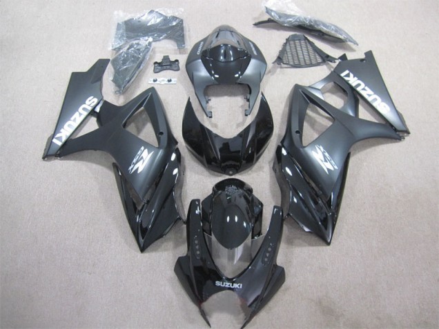 Discount 2007-2008 Black Suzuki GSXR1000 Motorcyle Fairings UK