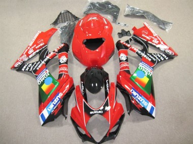 Discount 2007-2008 Red Black Suzuki GSXR1000 Motor Fairings UK