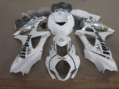 Discount 2007-2008 White Black Jordan Suzuki GSXR1000 Motorbike Fairings UK