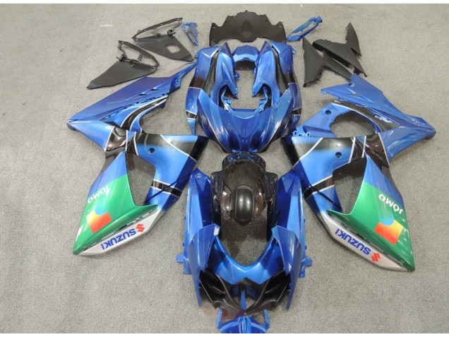 Discount 2009-2016 Blue Green JOMO Suzuki GSXR1000 Motorcycle Replacement Fairings UK