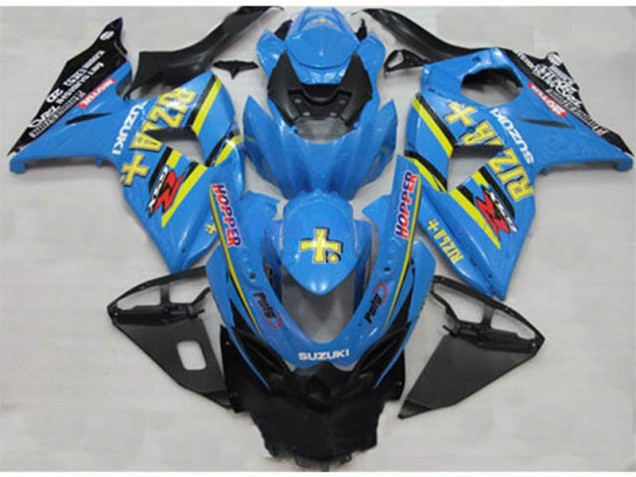 Discount 2009-2016 Blue Rizla Hopper Suzuki GSXR1000 Bike Fairings UK