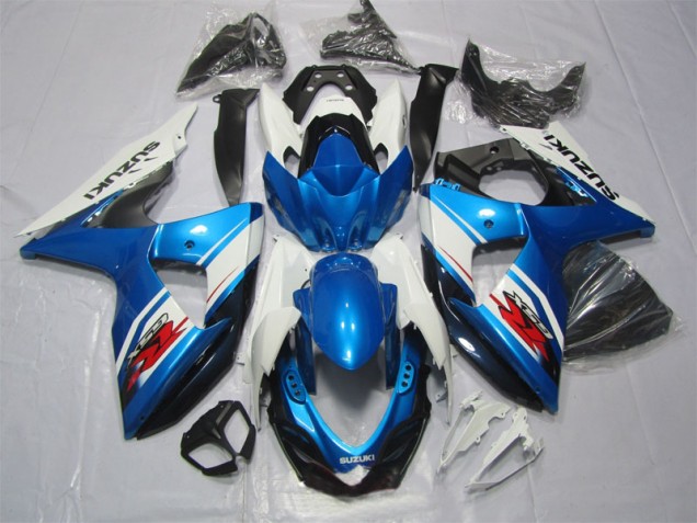 Discount 2009-2016 Blue White Suzuki GSXR1000 Replacement Motorcycle Fairings UK