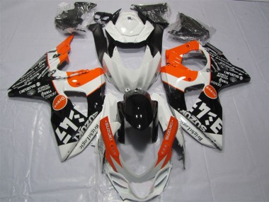 Discount 2009-2016 White Black Orange Bright Logic Suzuki GSXR1000 Motor Bike Fairings UK