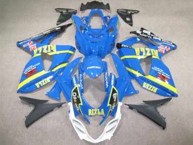 Discount 2009-2016 Blue Rizla Q8 oils Suzuki GSXR1000 Replacement Motorcycle Fairings UK