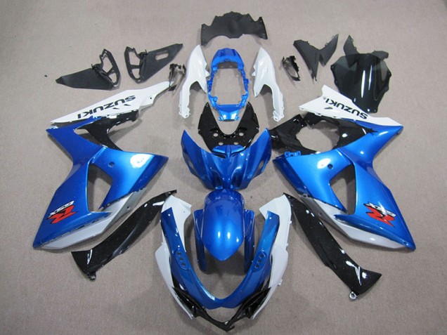 Discount 2009-2016 Blue White Suzuki GSXR1000 Replacement Fairings UK